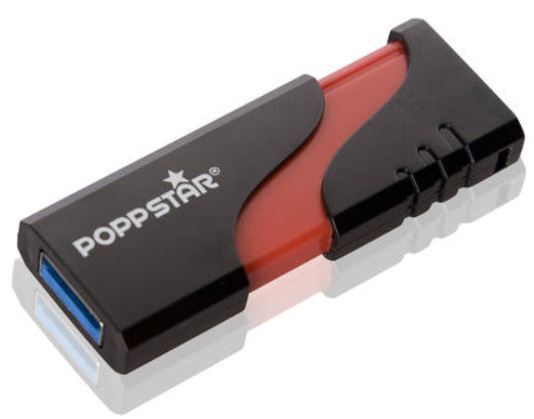 Poppstar flap   32GB USB 3.0 Stick für 10,90€ (statt 19€)