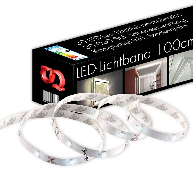 LED Strip 100cm Lichtband 30 LEDs inkl. Netzteil und Schalter für nur 9,99€ inkl. Versand LED Strip 100cm Lichtband 30 LEDs inkl. Netzteil und Schalter für nur 9,99€ inkl. Versand