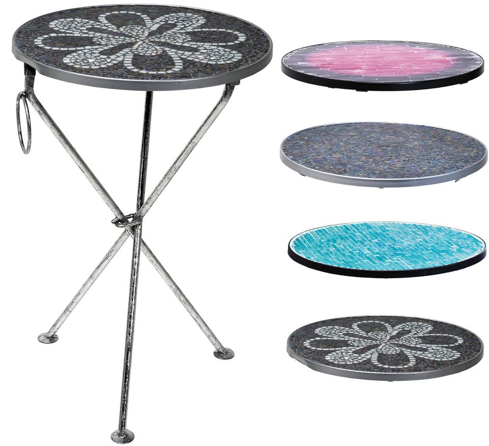 KARE Design - 4 Mosaik Klapptische für je 34,90€ KARE Design 4 Mosaik Klapptische für je 34,90€