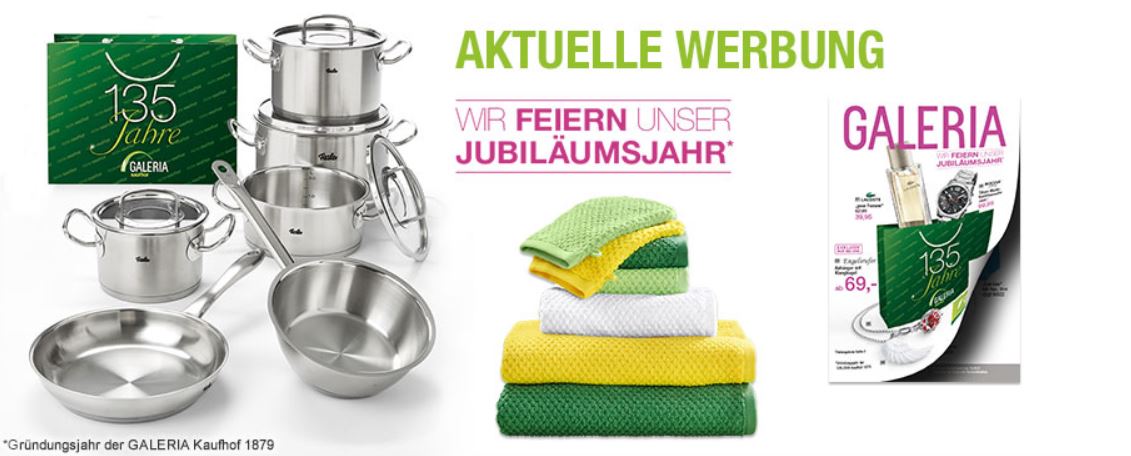Galeria Kaufhof güne Nächte Late Night Shopping - jeder 135. Kunde shoppt umsonst (max. 200€) Galeria Kaufhof güne Nächte Late Night Shopping jeder 135. Kunde shoppt umsonst (max. 200€)
